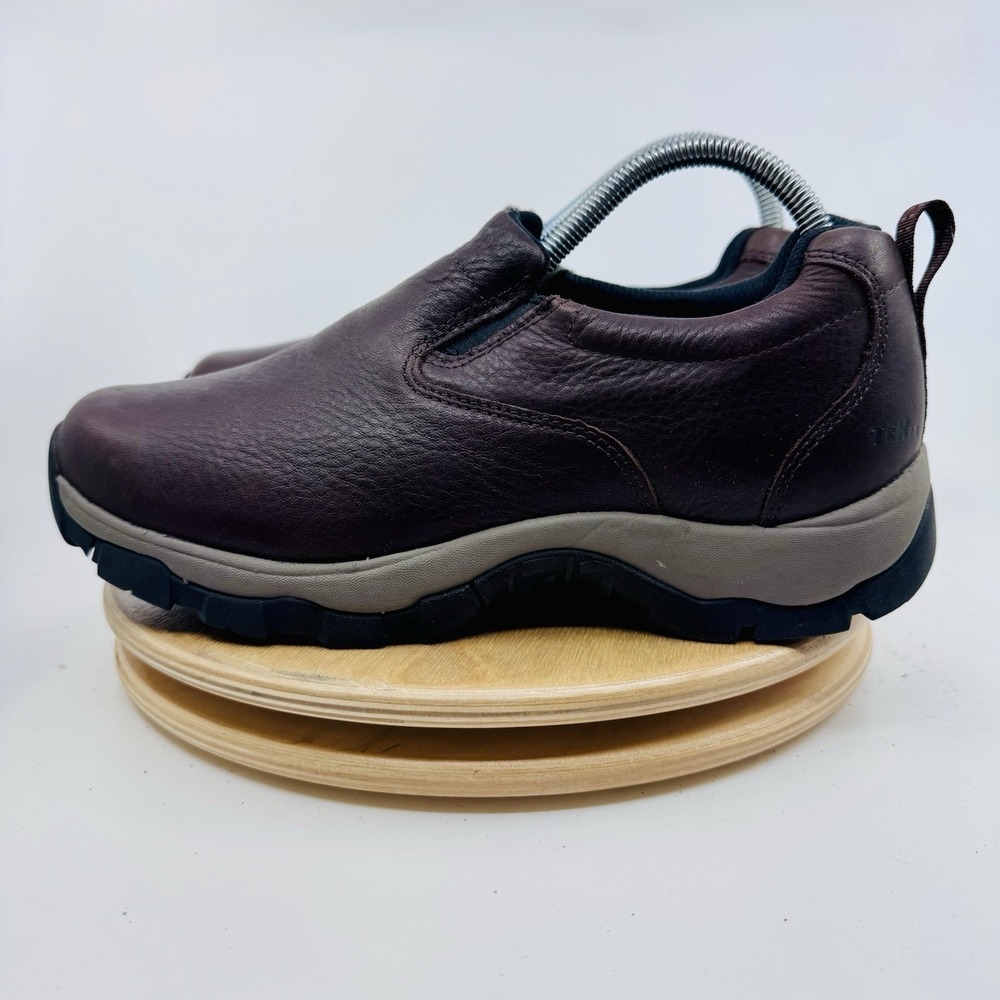 L.L.Bean Tek 2.5 Slip On Hiking Shoes Brown Leather Women's 8.5 Waterproof Clogs